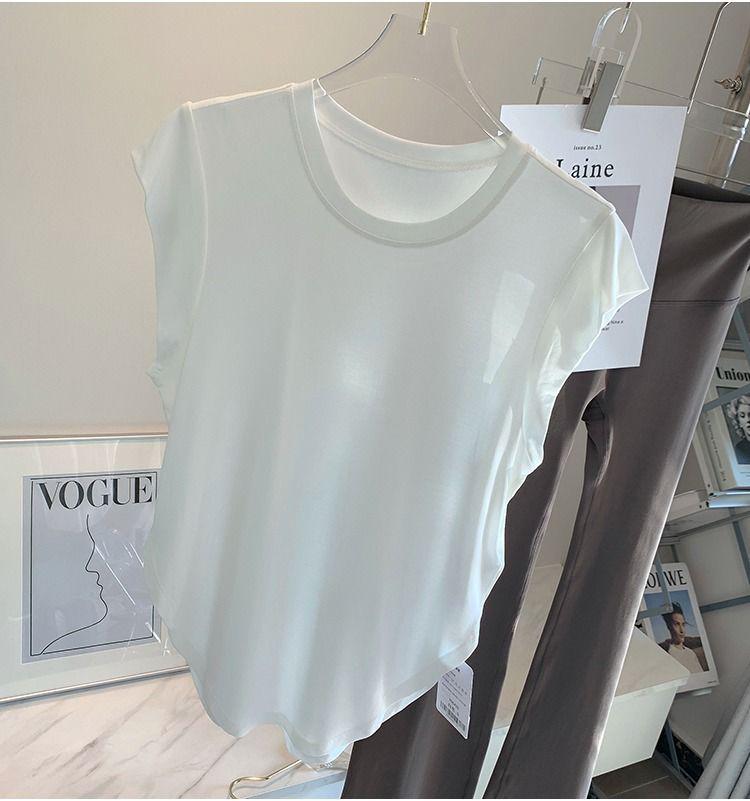 

Быстросохнущая футболка для йоги и пилатеса свободного кроя XL (Recommended 55-60 kg)