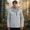 Men Women 3-in-1 Waterproof Windproof Hiking Jacket With Fleece Inner Layer Winter Outdoor Activities