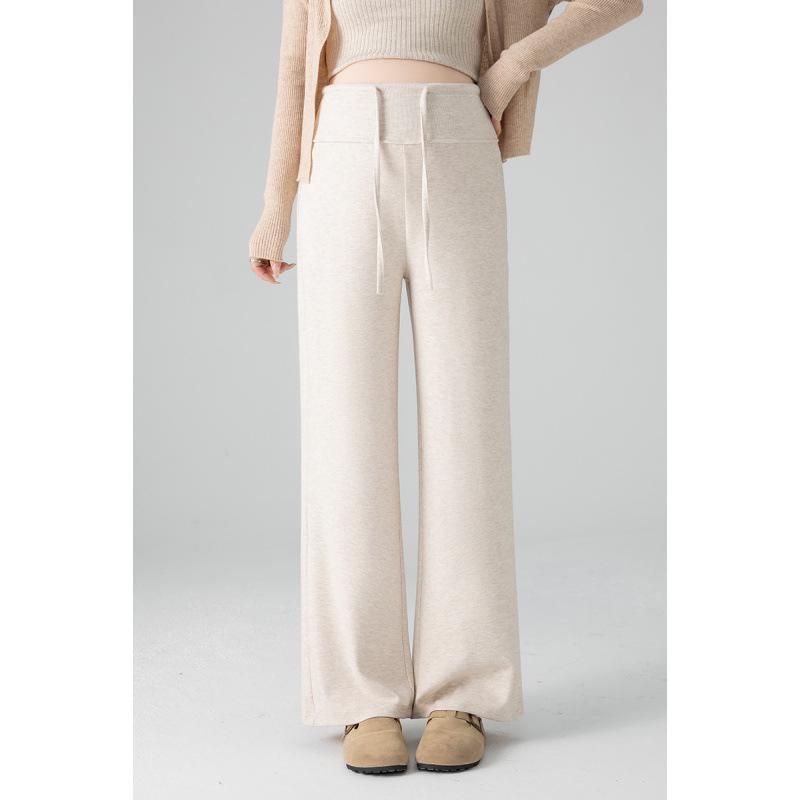 2026 Spring/Summer Maternity Wide-Leg Drape Pants - Soft, Loose, Versatile 3XL