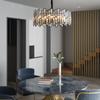 Retro Style Light Luxury Black Chandelier Crystal Living Room Designer Model Home High-end Fashion Art Restaurant Lamp