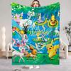 Shaggy Throw Blanket for Sofa Kawaii Pokepokes Fluffy Soft Blankets Bedroom Decoration Home Bedspread on the Bed Warm Winter Nap
