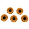 6pcs Sunflower Resin Refrigerator Magnets Creative Cute Magnetic Stickers Home Kitchen Decoration Magnets