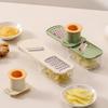Multifunctional 3 In 1 Garlic Press Garlic Mincer Garlic Peeler Garlic Masher Kitchen Tool with Container for Easy Garlic Preparation