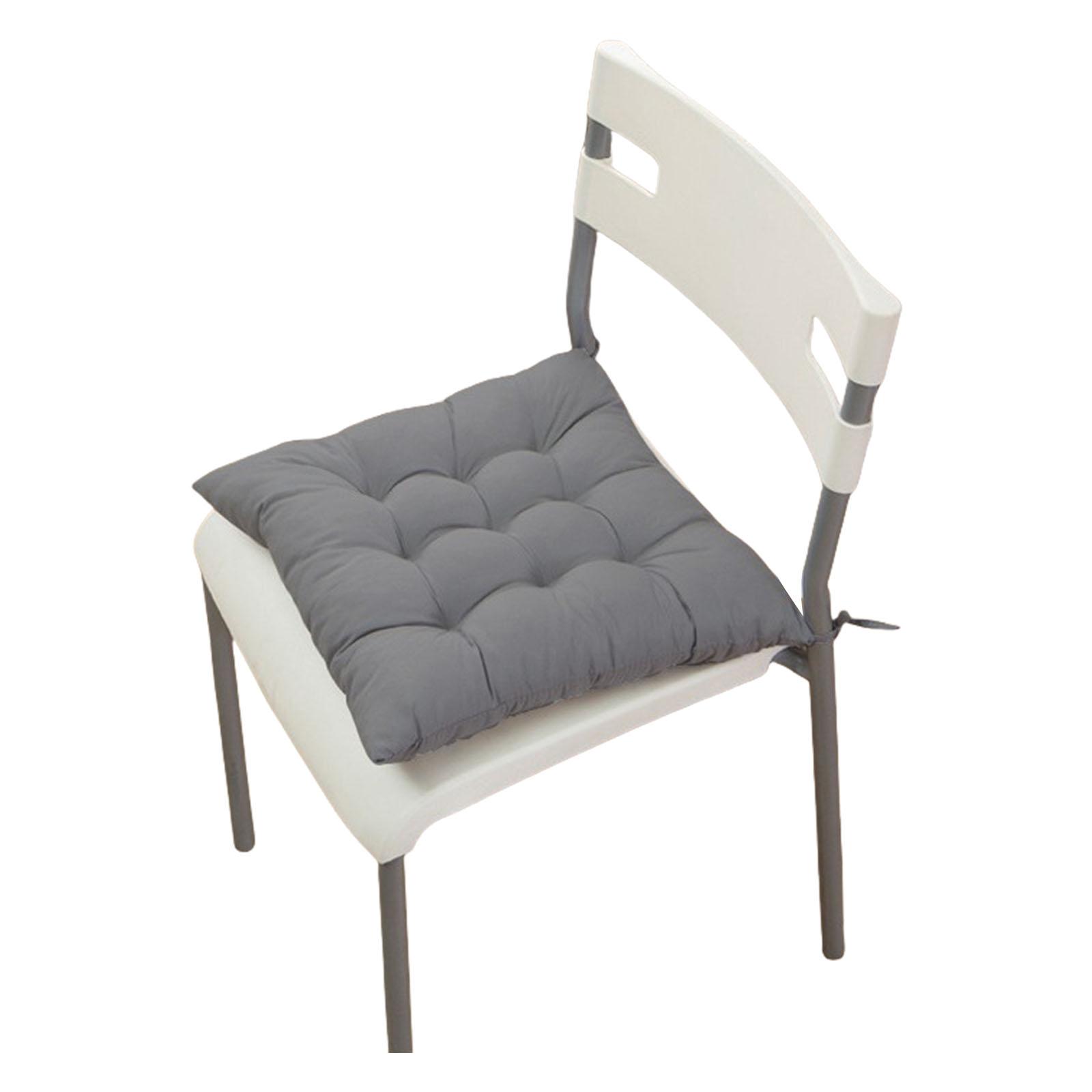 

Ультрамягкая бархатная подушка для сиденья офисного кресла с нескользящим основанием, полиэстеровая ткань для табурета или домашнего кабинета темно серый