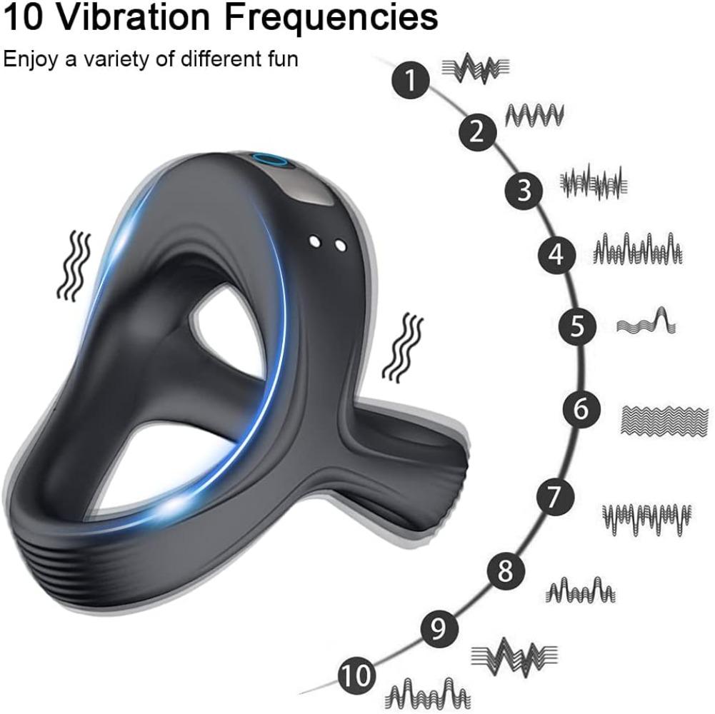 Penisring Penisvibrator G-punktvibrator Vibrerende sexleketøy Voksenprodukter Vibrerende leketøy for voksne Voksenprodukter