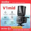 Godox V1MID TTL Camera Flash 55WS Li-ion Round Head Wireless Speedlight for Canon Sony Nikon Olympus Fujifilm DSLR Cameras