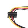 4 Pin to 2/3 Port SATA Power Connector Cable Safe Overcurrent Protection for 6000 8000 ATX Desktop PC HDD SSD