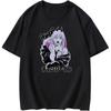 Xhomeshop Anime Chainsaw Casual T-shirt Chainsaw Power Round Neck Short Sleeved T-shirt Power Role-playing Clothing Harajuku Top