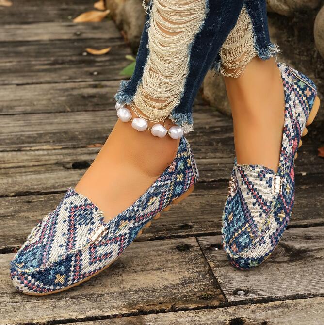 Spring Autumn Loafers Wear-resisting Women's Casual Single Shoes Fashion Non-slip Soft Flat Shoes Loafer Sports Zapatos De Mujer