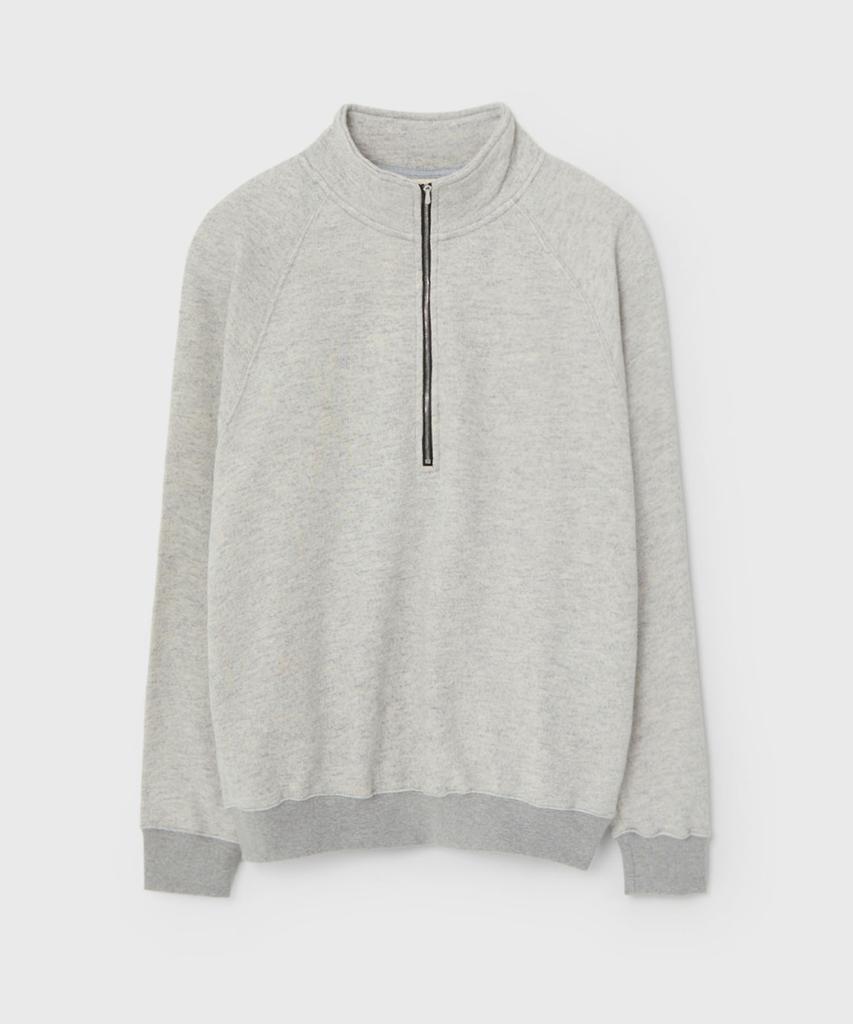 BIRTHDAYSUIT Soft Half Zip-Up (Grey)