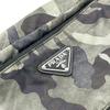 PRADA 2N0029 Triangle logo camouflage Clutch bag, handbag Nylon gray