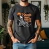 New Summer Unisexs 100 Pure Cotton TShirt Beach More Worry Less Retro Skeleton Style Casual Breathable Short Sleeve