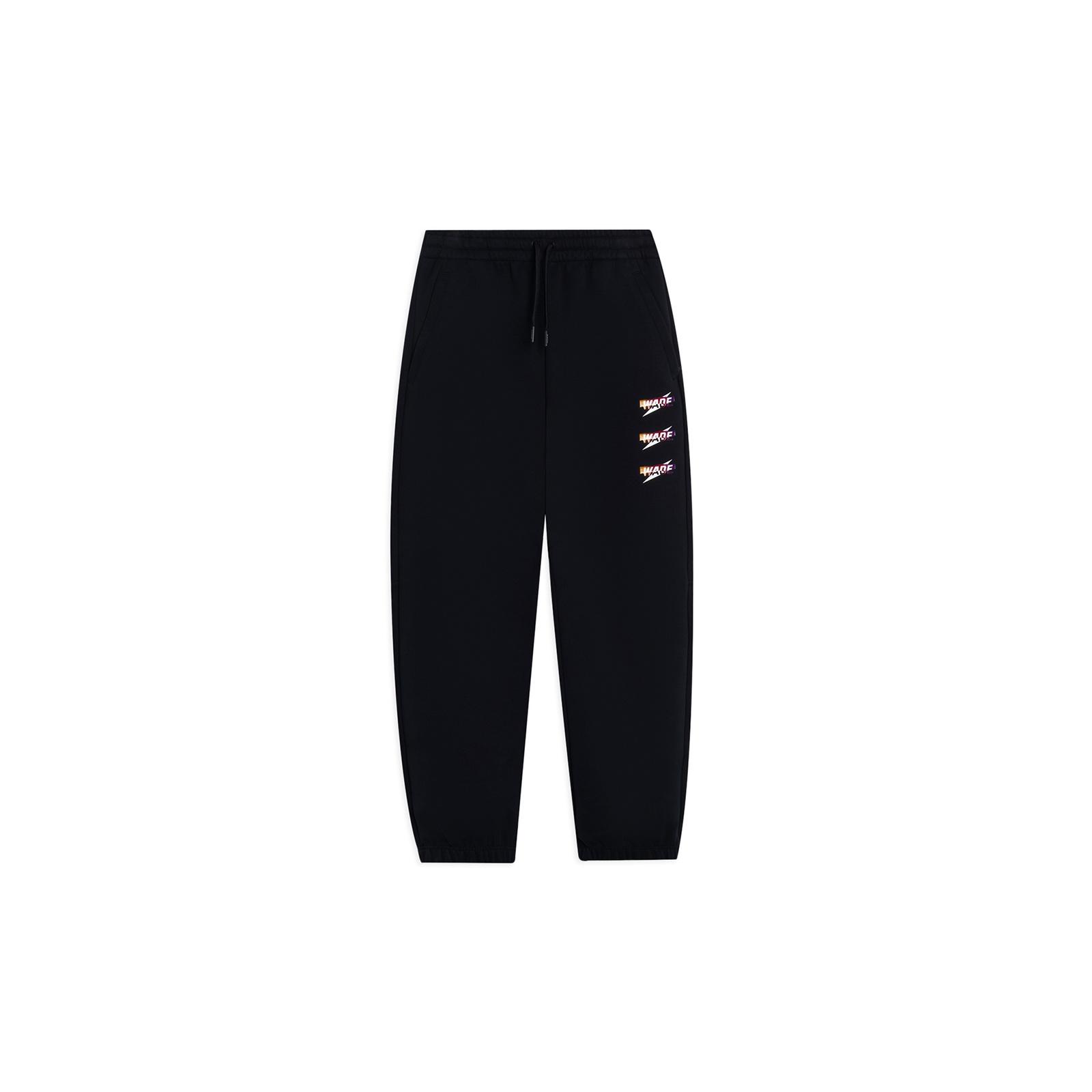 Li-Ning Way Of Wade Logo Sweatpants  Black  Men s AKLT145-1 L
