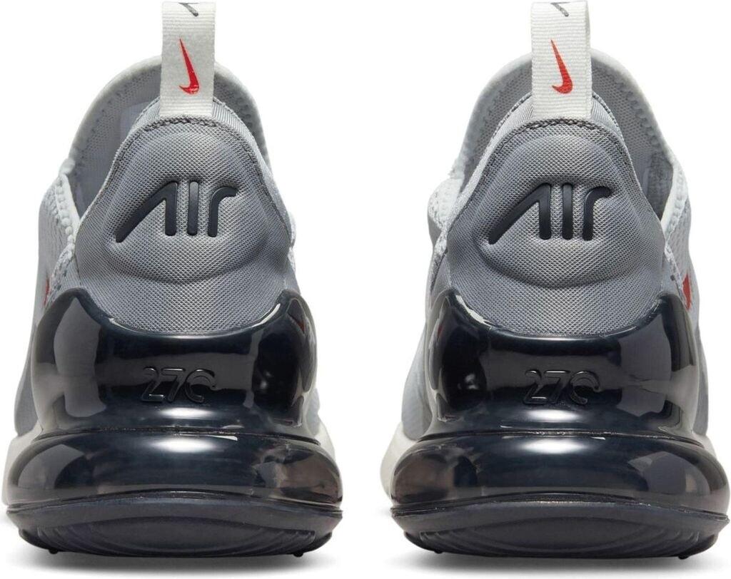 Кроссовки Nike Air Max 270 серый туман/парус/частичный серый/командный оранжевый