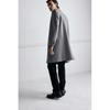 H M Wool Blend Coat Grey Melange