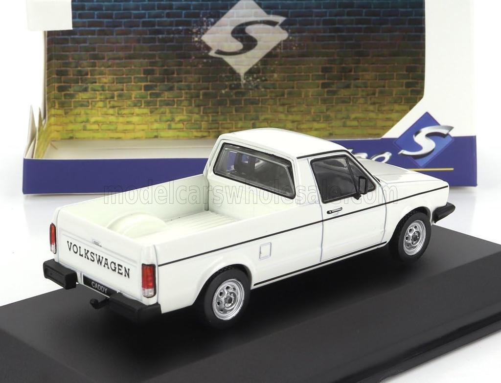 Solido 1/43 Volkswagen Caddy VW CADDY Pickup Truck 1982 (White)
