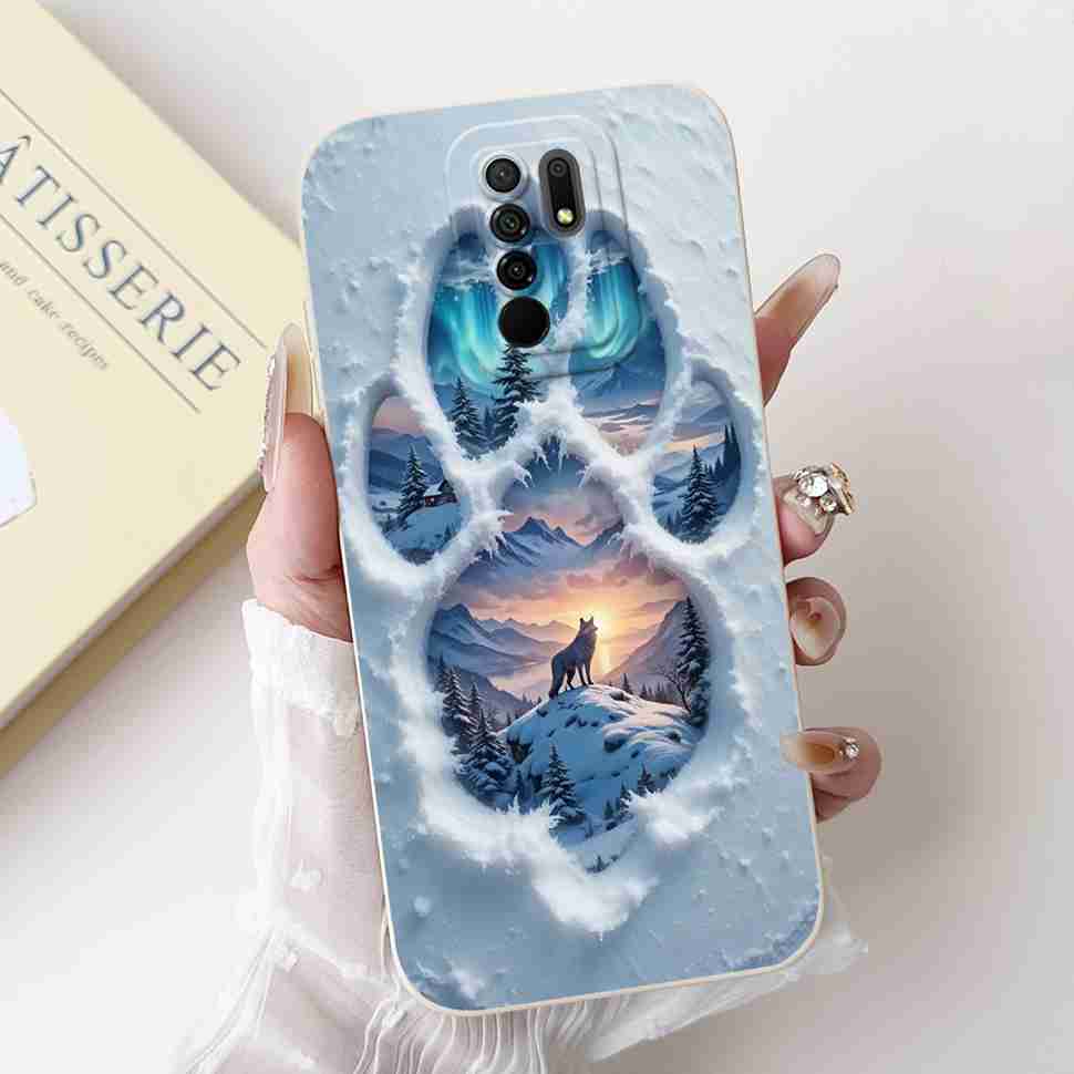 For Xiaomi Redmi 9 Case Cute Cartoon Rabbit Cat Soft Silicone Cover For Redmi 9 M2004J19AG M2004J19G Bumper Phone Case Funda