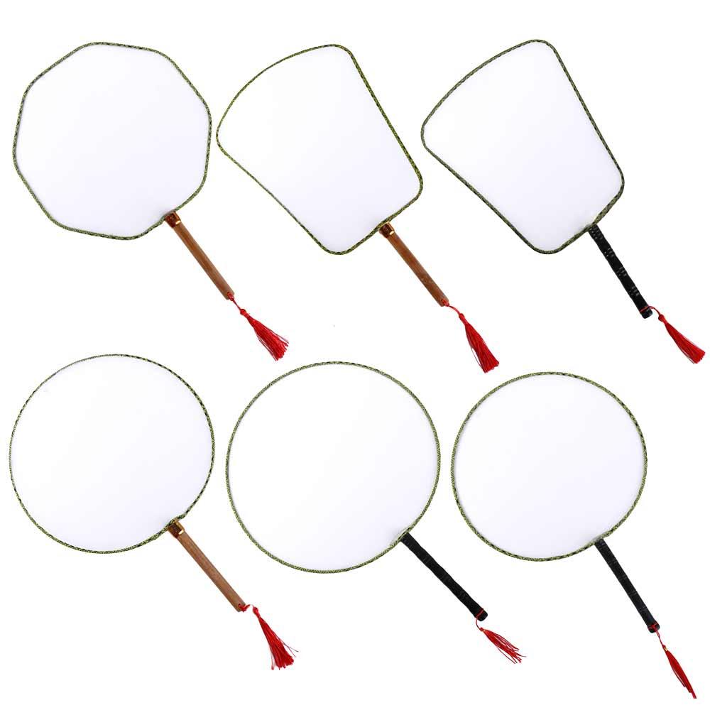 

Fans Elegant Chinese Hand Fan Handmade Fan Art Painting Material DIY Blank Fan DIY Art Painted Fan C