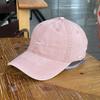Happy small letter embroidered baseball hat, spring and summer new women's simple and versatile face small men's soft top cap