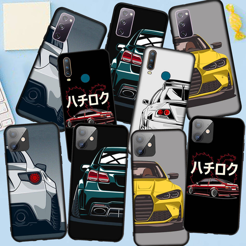 Phone Case for Samsung Galaxy S25 S23 S22 S21 S24 Ultra FE A05 A06 A15 A16 A36 A37 A35 A54 A55 A56 A57 A25 A26 A53 A17 Anime Supercar Super Car Cover