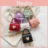 Trendy Mini Heart Shaped Bag With Stylish Chain Strap For Little Girls In Vibrant Colors