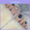 Stylish J-089 Salt Lake Sparkling Toe Nail Stickers Glitter Toe Nail Art Decals For Ladies