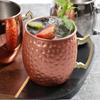 1 Stück Cocktail-Weinbecher Moscow Mule-Becher Edelstahl gehämmert Kupfer überzogen Bier Kaffeetasse Bar Drinkware Champagnerbecher