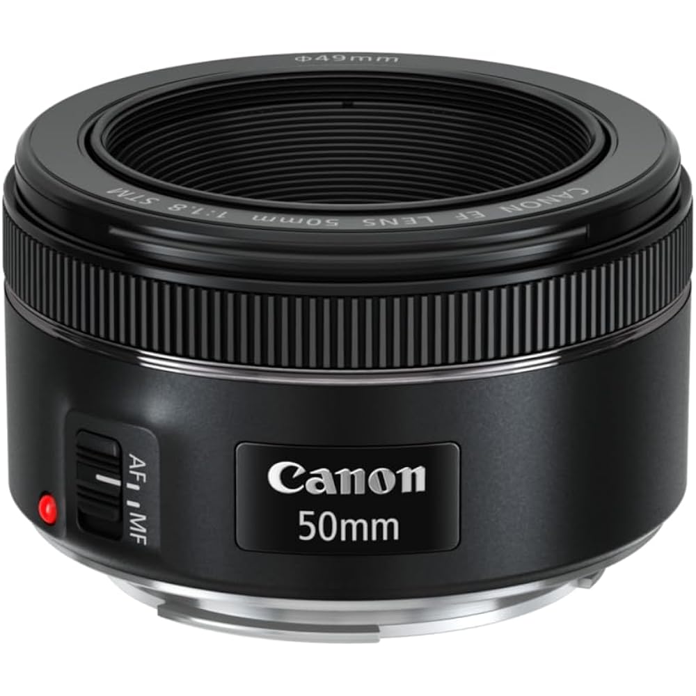 

Canon EF5018STM Single Focus Lens EF50mm F1.8 STM Full Size Compatible