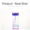 Double Colors Oil Hourglass Timer Acrylic Creative Floating Motion Bubble Timer Visual Oil Drop Process Oil Hourglass Kids Toy