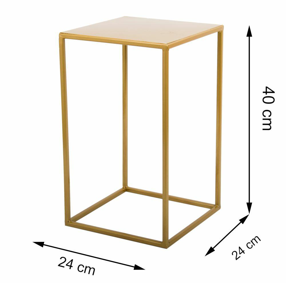 Modern Golden Floor Flower Stand 40cm