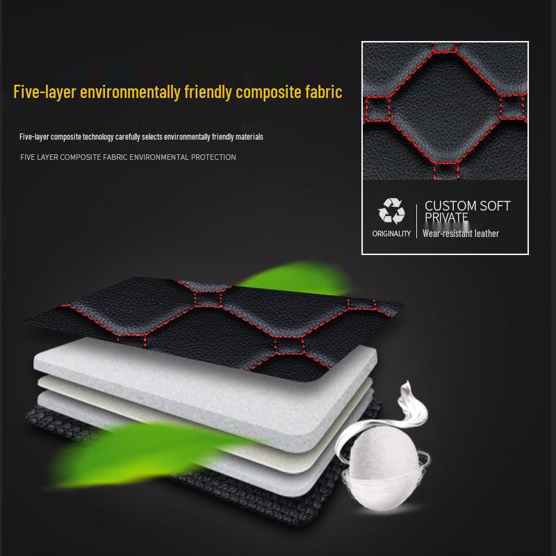 Waterproof, Dustproof Trunk Mat for Geely Xingrui - Fully Enclosed & Thickened for Tail Protection