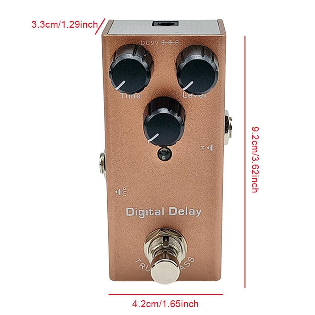 Mini Single Type Electric Guitar Effects Pedal Vintage Phase/Analog Chorus/Digital Delay Tremolo/Analog Delay