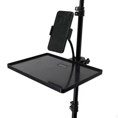 Adjustable Microphone Stand Shelf Attachment for Music Sheet Holder