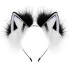 Realistic Foxes Ear Headbands Carnivals Party Plush Headpiece Movie Enthusiasts Party Role Play Animes Makeup Hairband