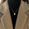 Titanium Steel Necklace Layering Choker Elegant Fashion Golden Jewelry for Women