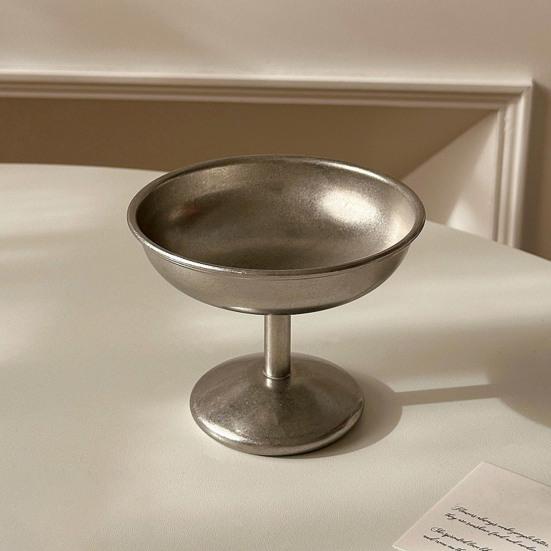 Stainless Steel Dessert Cup Cream Bowl Retro Ice