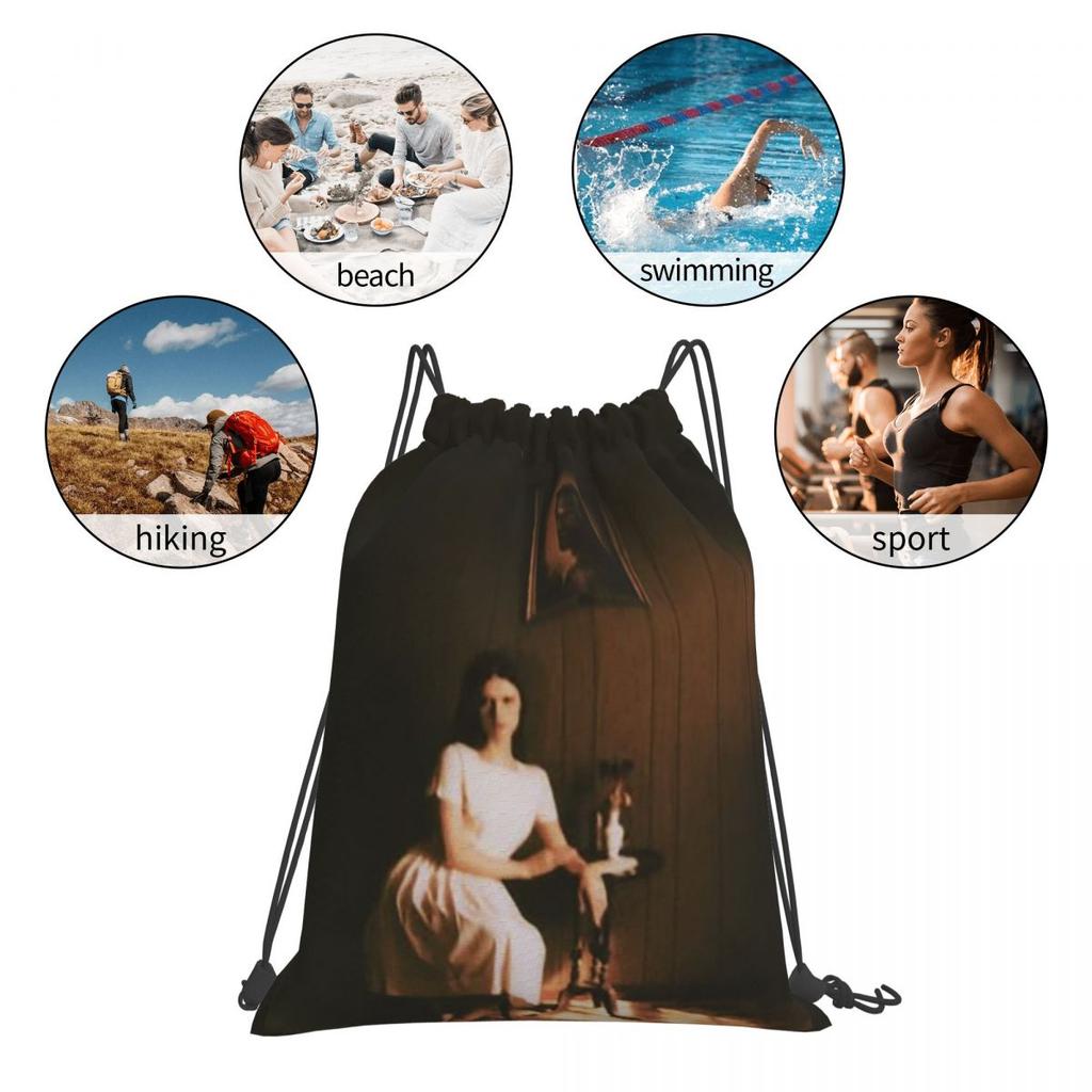 Ethel Cain Singer Album Music Tour 2024 Backpacks Multi-function Drawstring Bags Shoes Bag Book Bags for Travel Students
