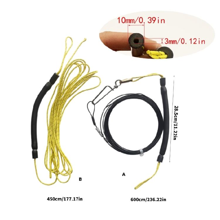 Spearfishing Bungees Line Accessory Latex Shock Cord Outdoors Heavy Duty Speargun Bungees Shock Cord for Underwater Fishing Gear Use