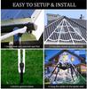 Spider Web Halloween Decorations 5M Giant Triangular With Spider