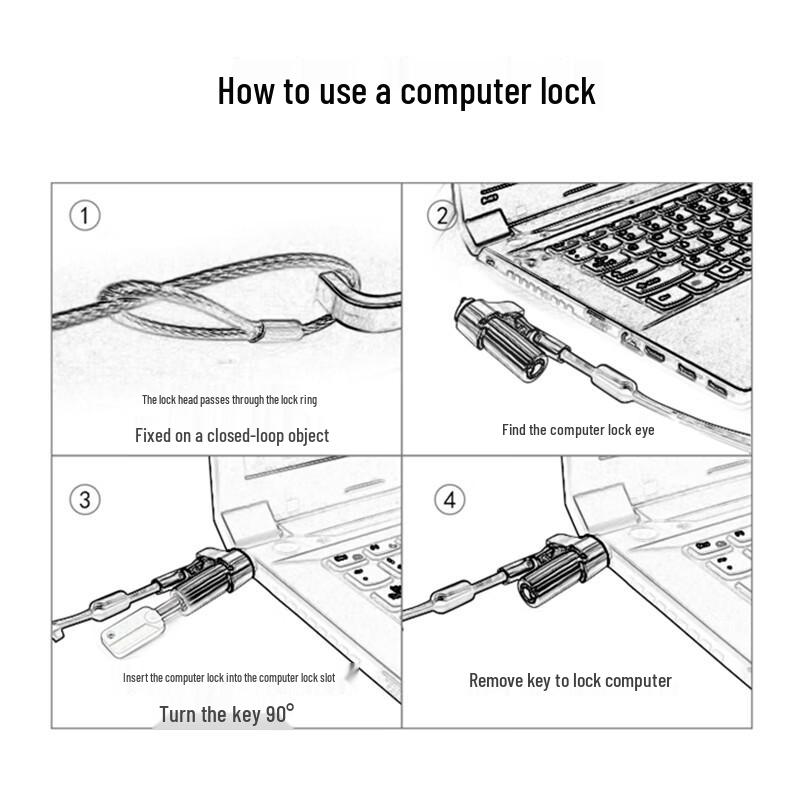LianTuo Laptop Security Key Lock