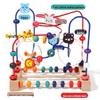 Multifunctional Beaded Building Blocks for Toddlers - Educational Stringing Toy for Boys & Girls Ages 0-3