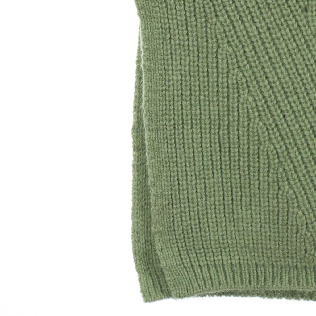 unused nano universe Wool blend Long sleeve Turtleneck knit Long dress 36 Women Used