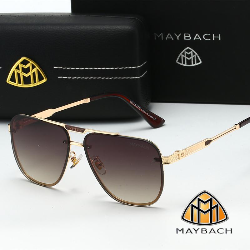 Okulary przeciwsłoneczne MAYBACH Luksusowa marka Ochrona UV400 Dla mężczyzn i kobiet Klasyczne okulary przeciwsłoneczne Wysokiej jakości okulary Gogle pilotki