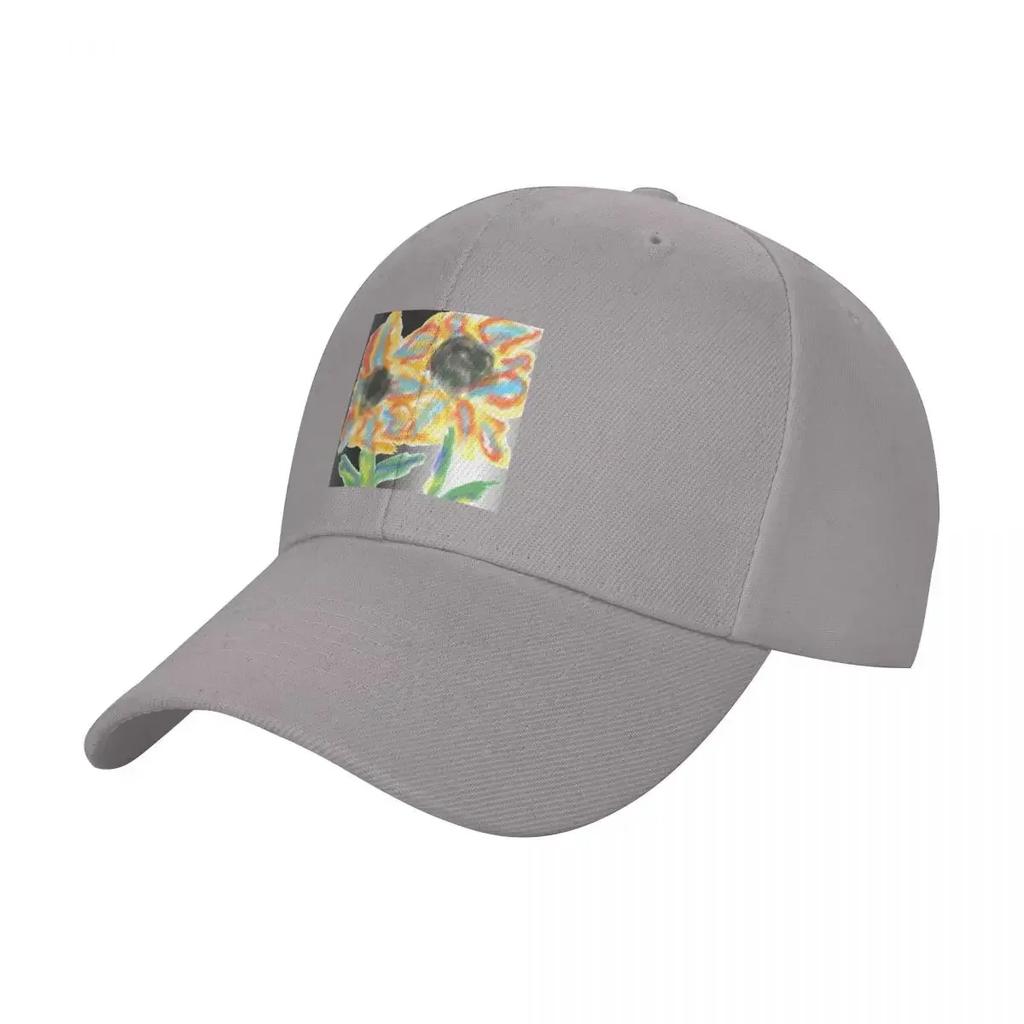 New Fire Flowers Baseball Cap Hood New In Hat Big Size Hat Unisex Womens