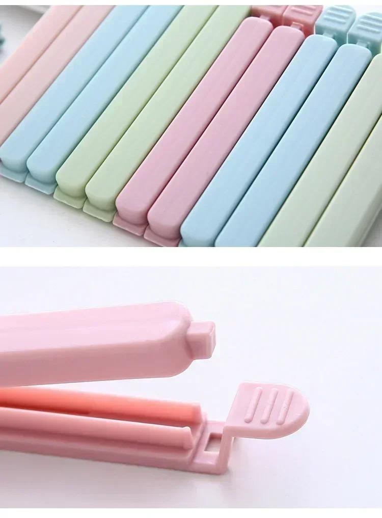 Bag Clips Food Snack Sealing Clip Portable Kitchen Storage Accessories Tool Elastic Buckle Package Bag Clamp