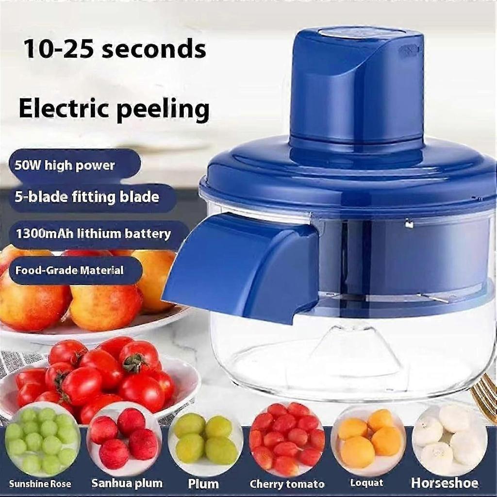 2026 Upgraded Electric Potato Peeler with OneButton Operation, Rechargeable Wireless Fruit and Vegetable Peeler for Home Kitchen
