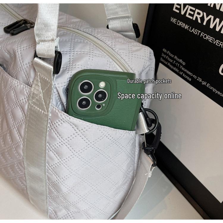 Multi-purpose Travel & Gym Tote: Wet/Dry Separation, Large Capacity, Yoga/Sports/Maternity Carry-on with Single Shoulder Strap