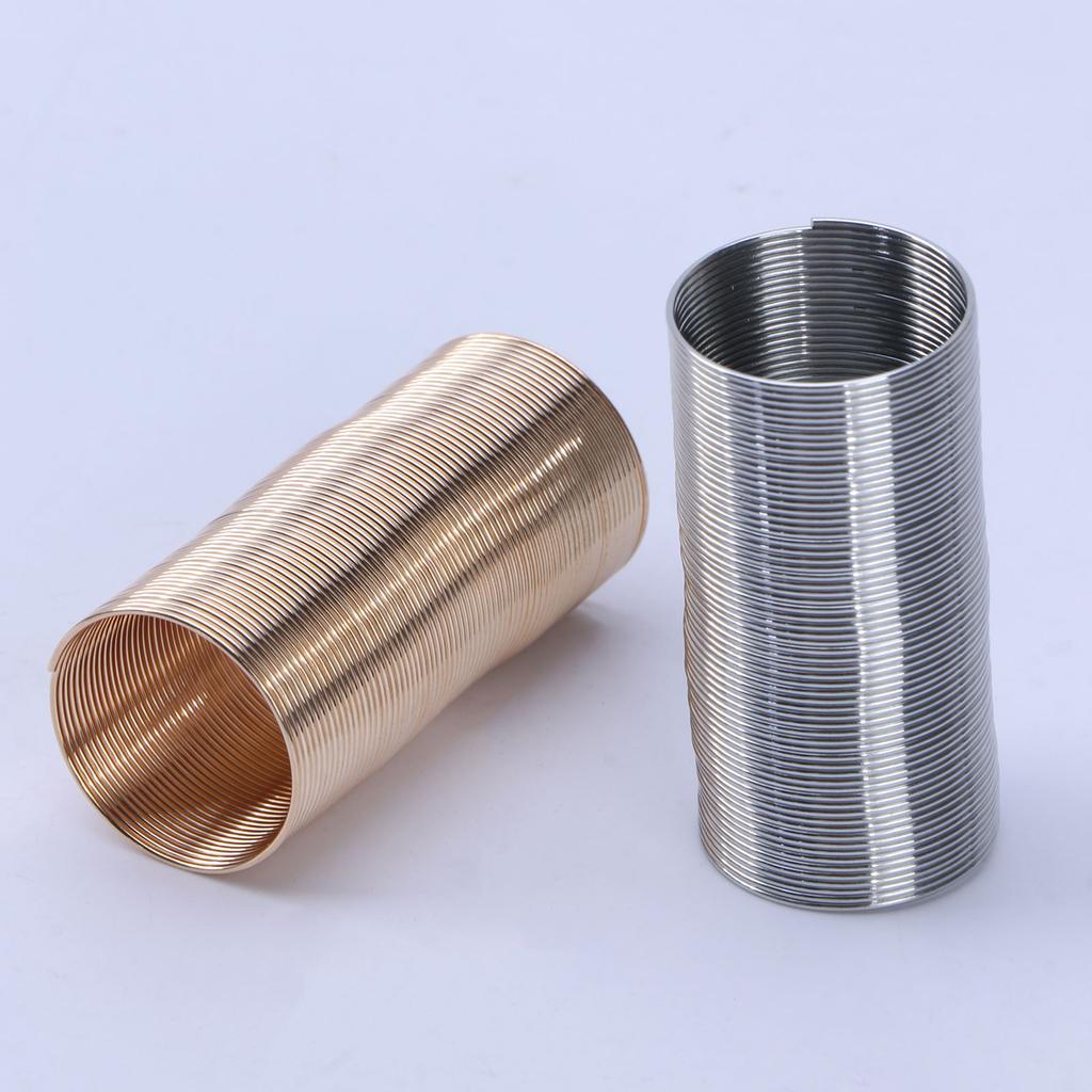Filo d'acciaio per infilare perline con memoria 50 anelli per risultati di gioielleria fai da te, accessori per la creazione di braccialetti rigidi, forniture per la creazione di gioielli