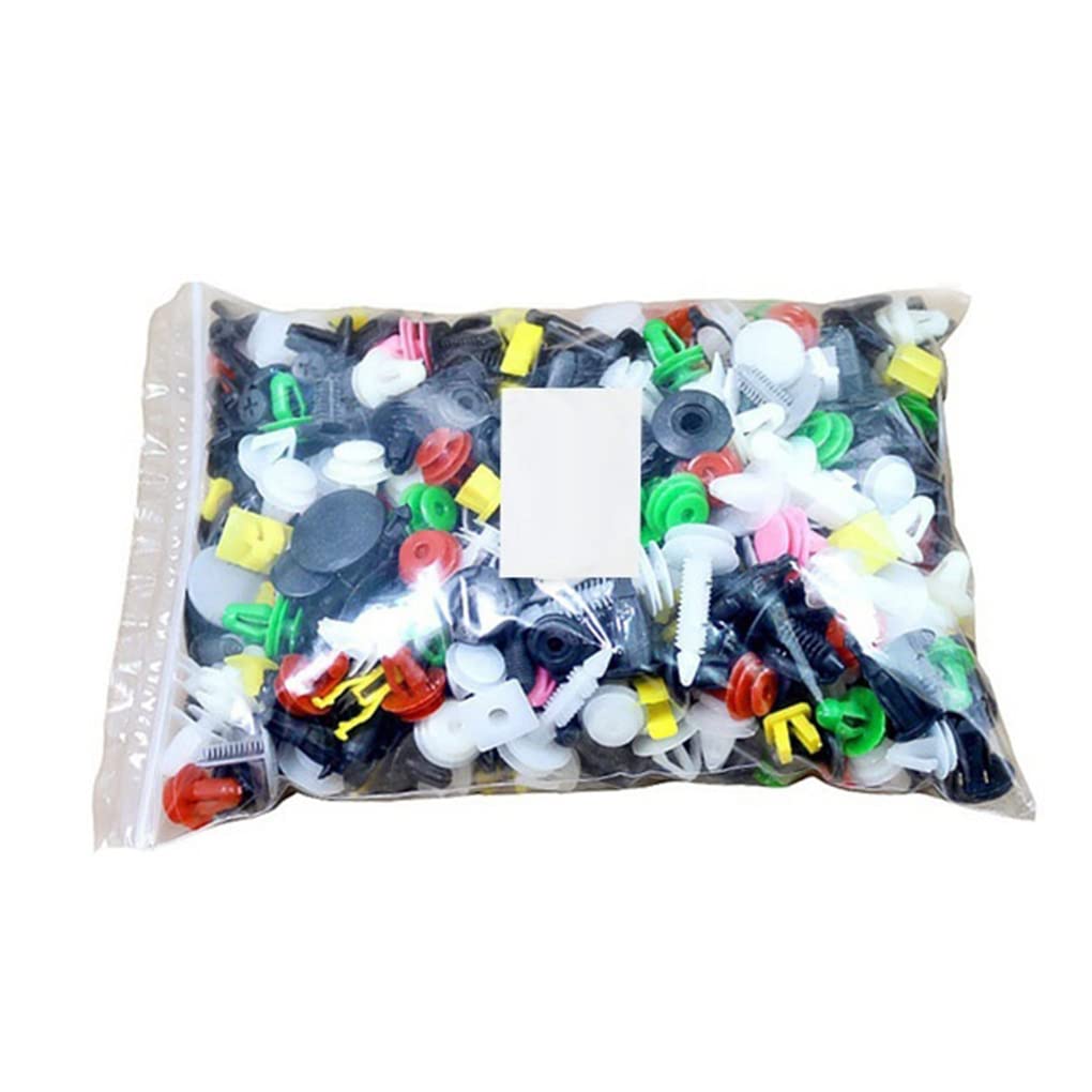 Generic 50pcs Car Trim Rivets Dashboard Push Pin Bumper Clip Car RV Truck Boat Replacement Maintenance Kit Color Random