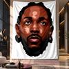 Wall Hanging Tapestry,Kendrick Lamar Printed Fabric Backdrop For Dorm Room Party Decoration
